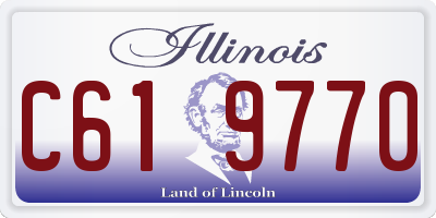 IL license plate C619770
