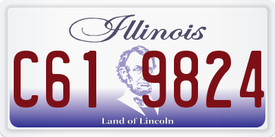 IL license plate C619824