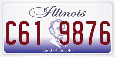 IL license plate C619876