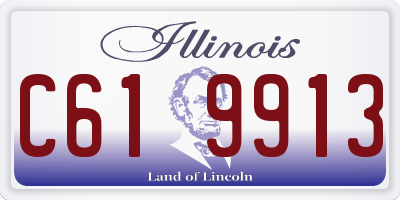 IL license plate C619913