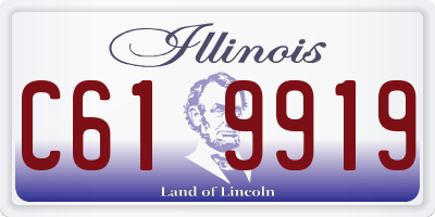 IL license plate C619919