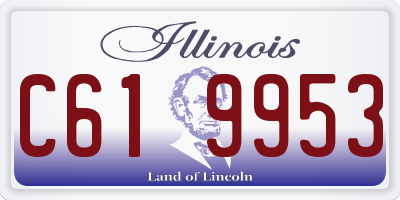 IL license plate C619953