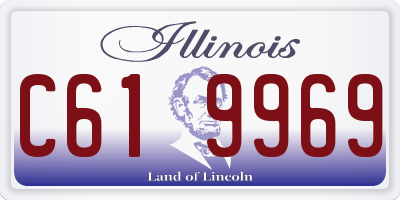 IL license plate C619969