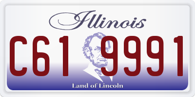 IL license plate C619991