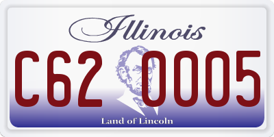 IL license plate C620005