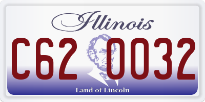 IL license plate C620032