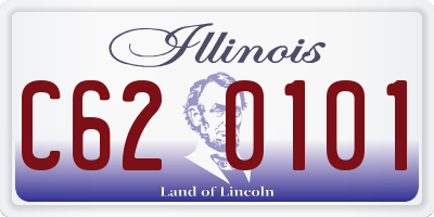 IL license plate C620101