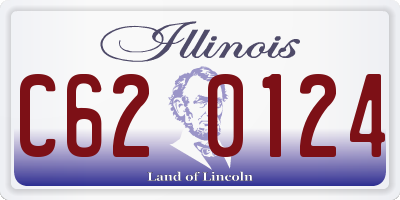 IL license plate C620124