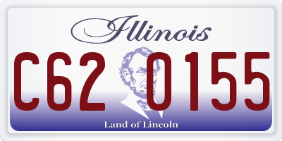 IL license plate C620155