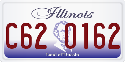 IL license plate C620162