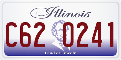 IL license plate C620241