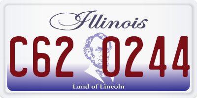 IL license plate C620244