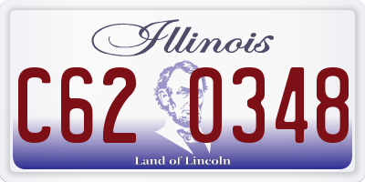 IL license plate C620348