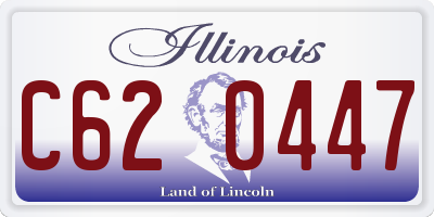 IL license plate C620447