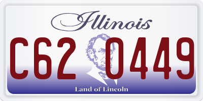 IL license plate C620449