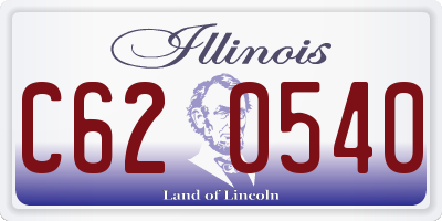 IL license plate C620540