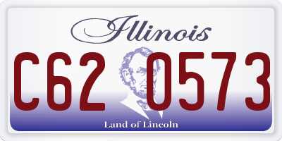 IL license plate C620573