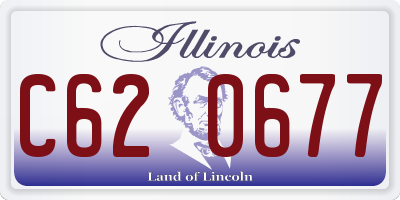 IL license plate C620677