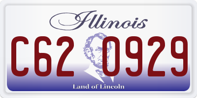 IL license plate C620929