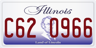 IL license plate C620966