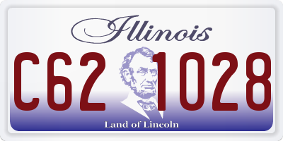 IL license plate C621028
