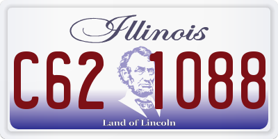 IL license plate C621088