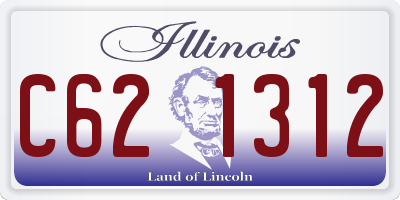 IL license plate C621312