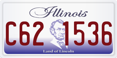 IL license plate C621536
