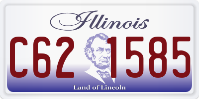IL license plate C621585