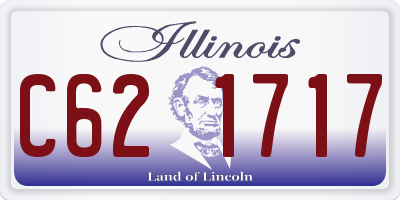 IL license plate C621717