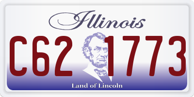 IL license plate C621773