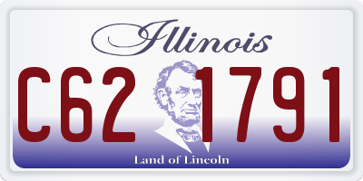 IL license plate C621791