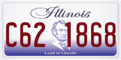 IL license plate C621868