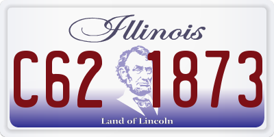 IL license plate C621873