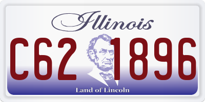IL license plate C621896