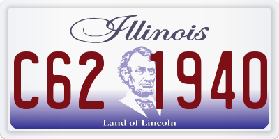 IL license plate C621940