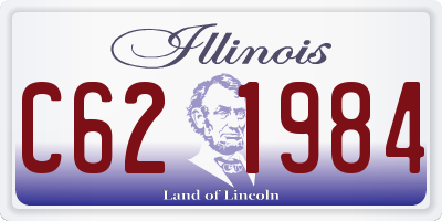 IL license plate C621984