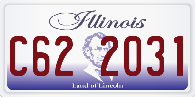 IL license plate C622031