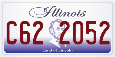 IL license plate C622052