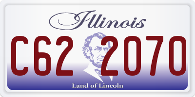 IL license plate C622070