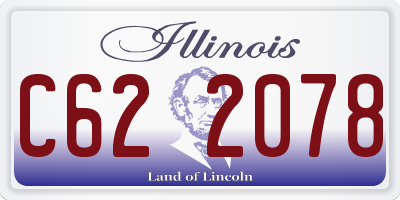 IL license plate C622078