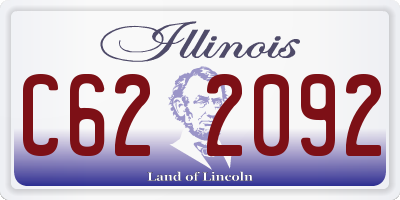 IL license plate C622092