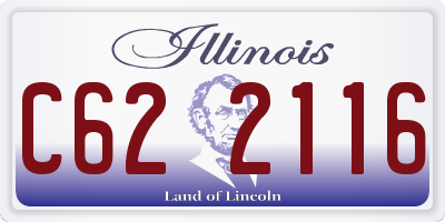 IL license plate C622116