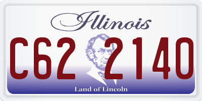 IL license plate C622140