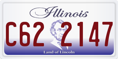 IL license plate C622147