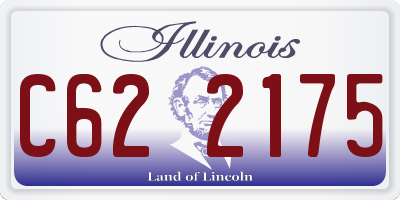 IL license plate C622175