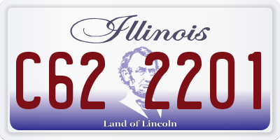IL license plate C622201
