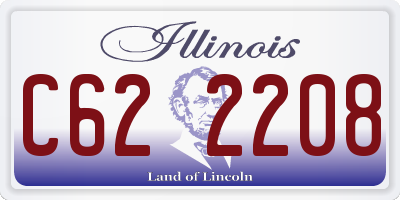 IL license plate C622208