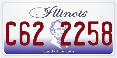 IL license plate C622258