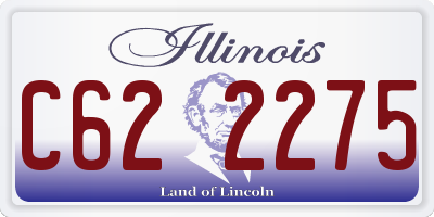 IL license plate C622275